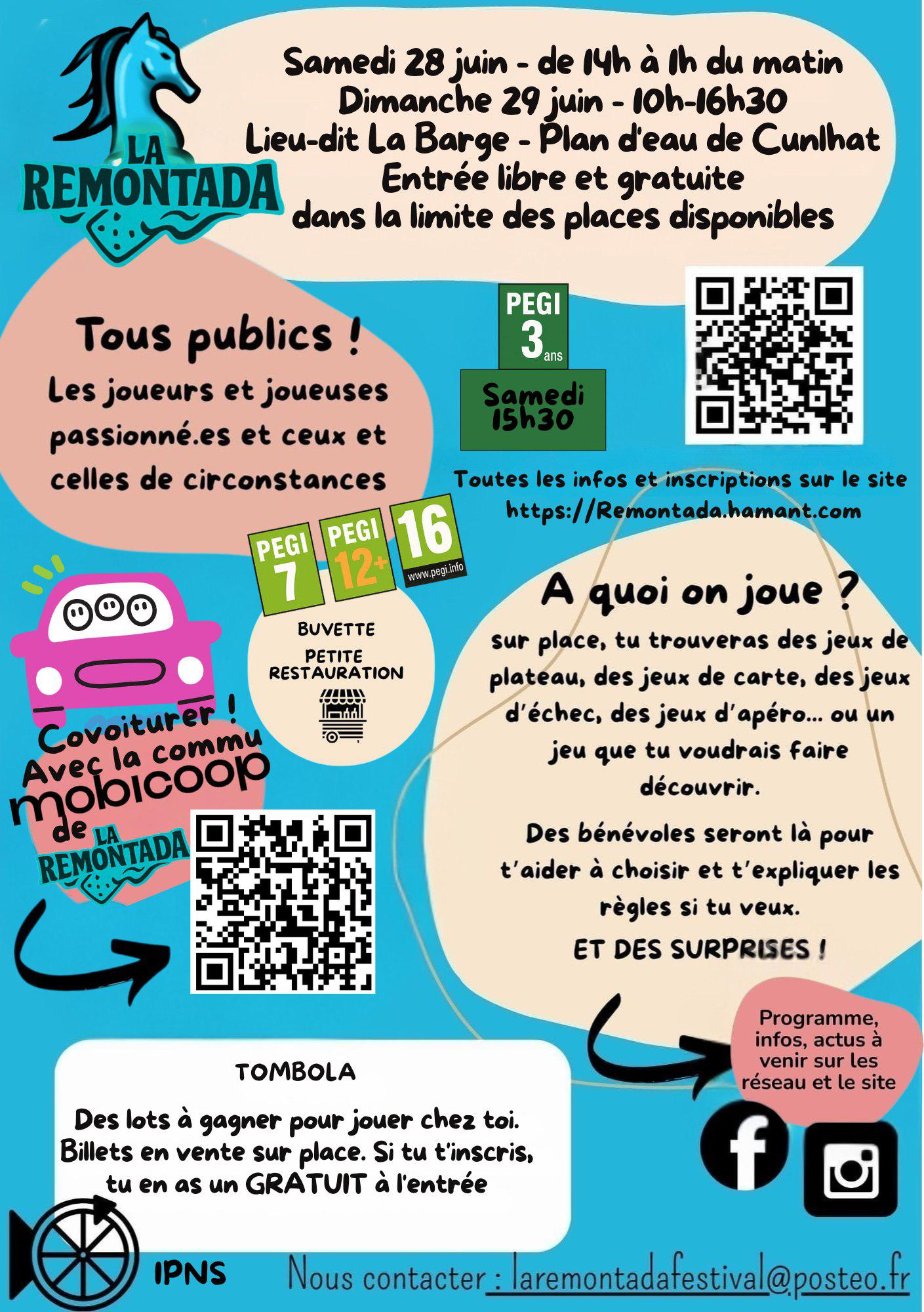 Le festival de jeux de Cunlhat se prépare...