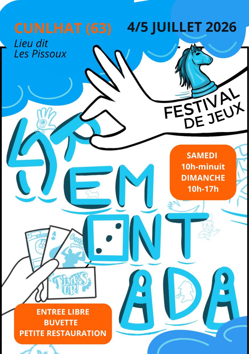Le festival de jeux de Cunlhat se prépare...